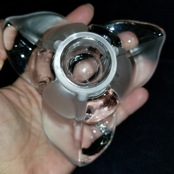 Mikasa Crystal Flowers Candle Holders - Picture 8 of 10